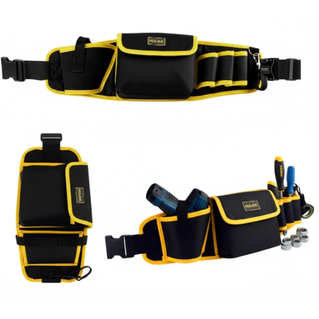 Cinto Porta Ferramentas Com Bolsos Ajustável Trabalho