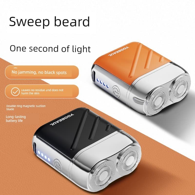 [Original autêntico] barbeador elétrico masculino importado da alemanha lâmina de aço inoxidável portátil barbear namora