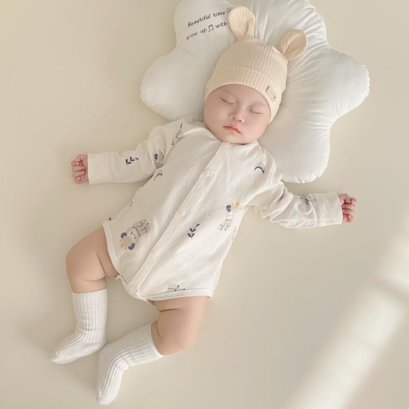 Bebê primavera verão novo estilo roupas de bebê desossado algodão puro roupas recém-nascidos Super bonito bebê triângulo