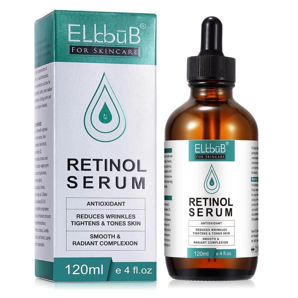 Sérum de Retinol - Sistema de Entrega de Lipossomas de Retinol com Ácido Hialurônico e Vitamina E, Aloe, Sérum Anti-Enve