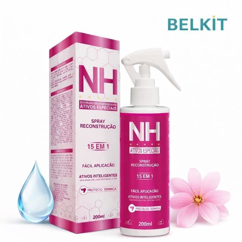 Spray Reconstrução Nh 15 Em 1 Bel Kit 200ml