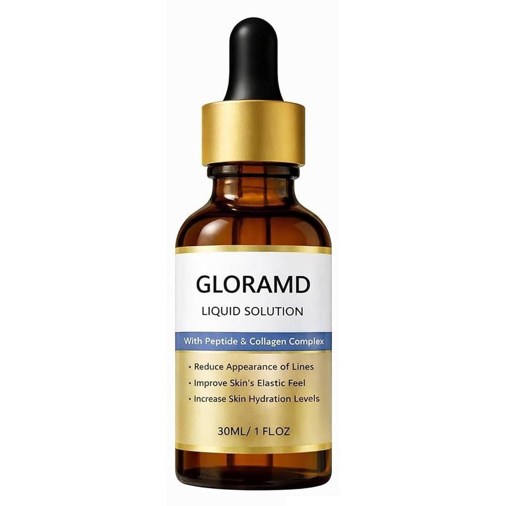 GloramdLiquidSolution, GloramdFaceLiftingSerum, Sérum Anti-Envelhecimento com Peptídeos e Colágeno, Hidratação, Hidratan