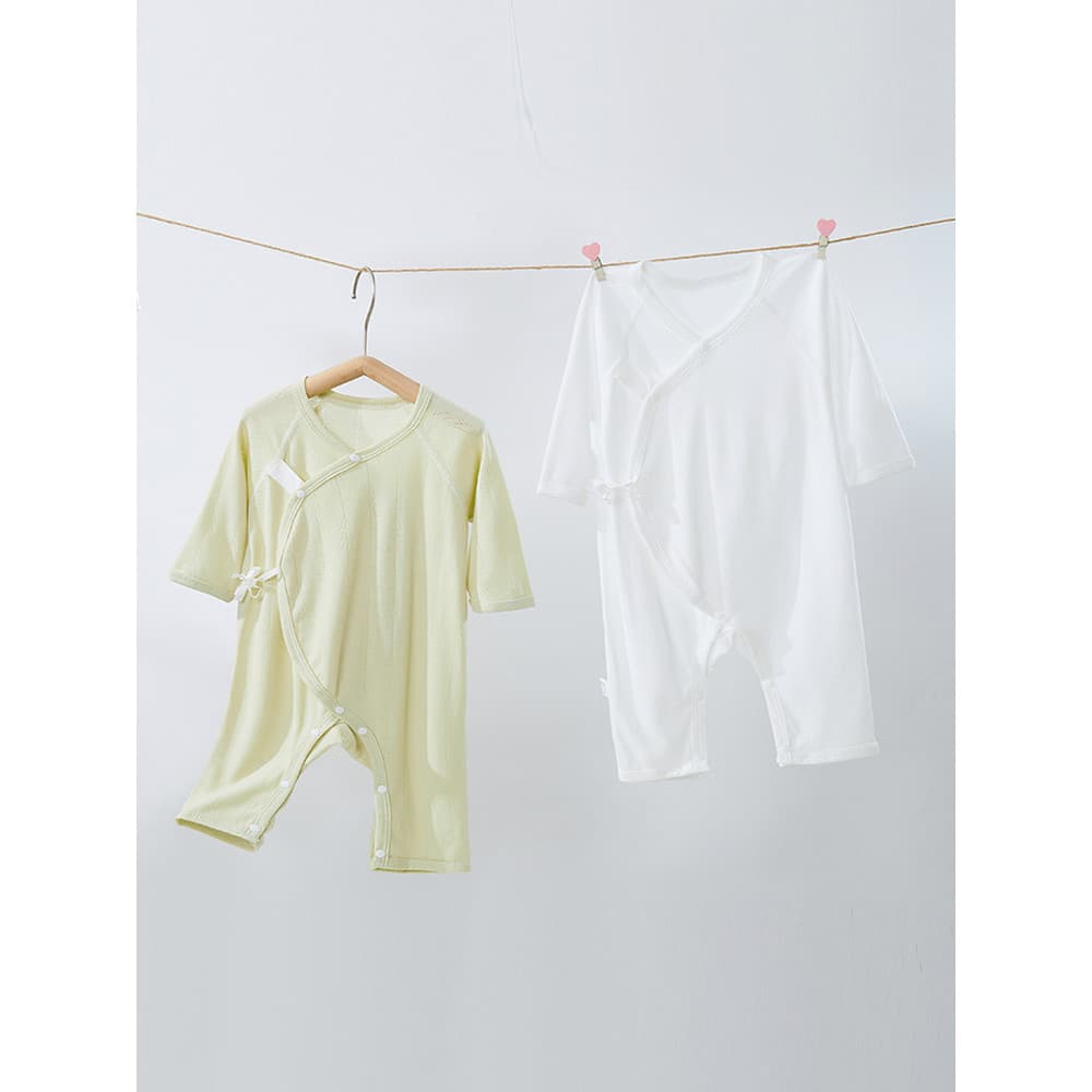 Bebê borboleta roupas de algodão puro bebê manga comprida macacão roupas recém-nascidos primavera verão fino ar condicio