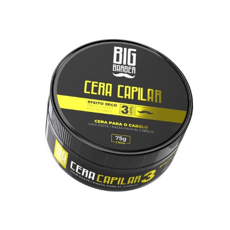 Cera Capilar Matte Seco Big Barber  Level 3 Profissional