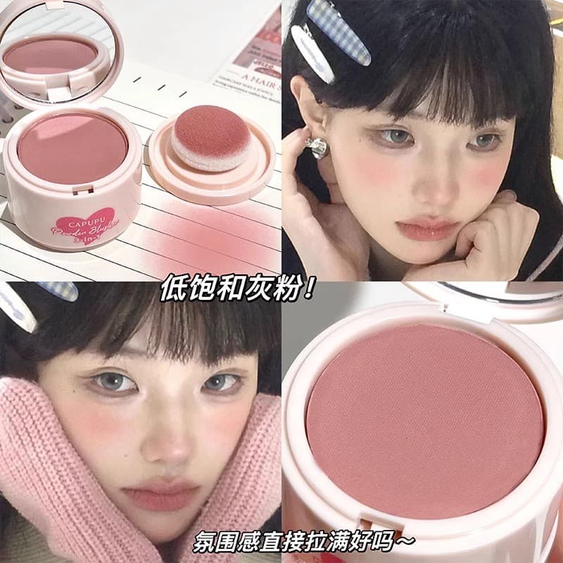 Pêssego bêbado suavizante Blush 2025 novo estilo fosco Nude maquiagem contorno Natural pó expandido cor psiquiatra Rouge