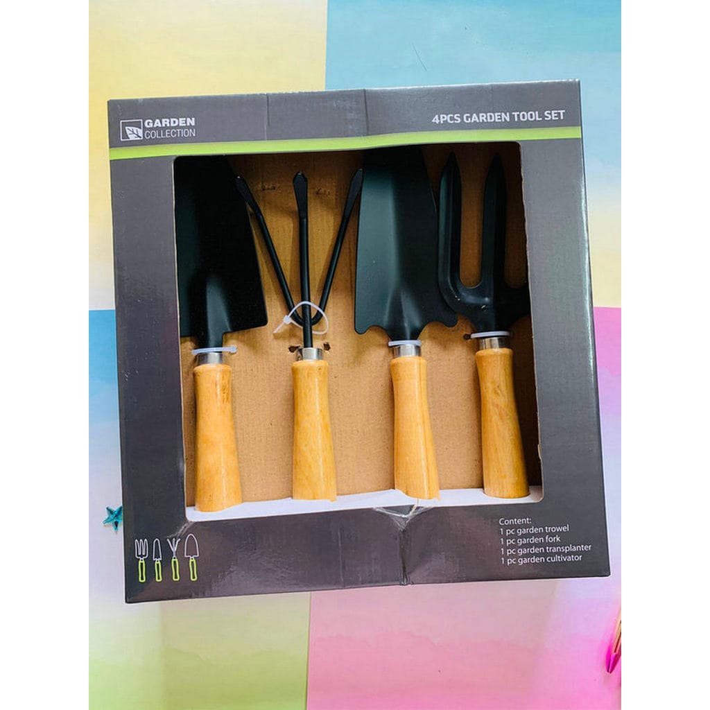 Frete grátis pedido Original ferramentas de jardinagem conjunto de quatro peças varanda telhado jardim pá de solo, pá de