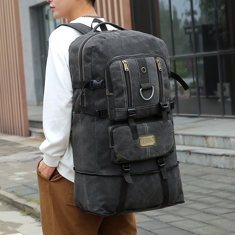 Mochila masculina Super grande capacidade 70L, bolsa de montanhismo, esportes ao ar livre, bolsa de viagem, bolsa de lon