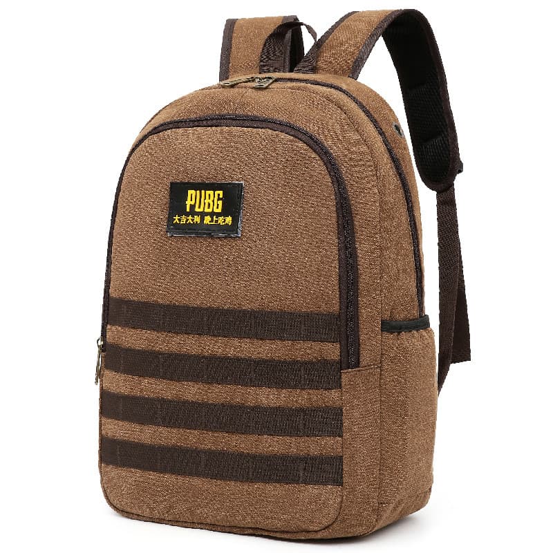Mochila de lona durável masculina mochila esportes Fitness saco de viagem estudante saco de escola moda Retro montanhism