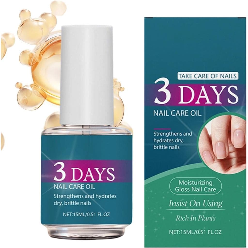 Sérum para cuidados com as unhas de 3 dias, hidrata a cutícula, líquido hidratante para unhas de 15ml, fortalece as unha