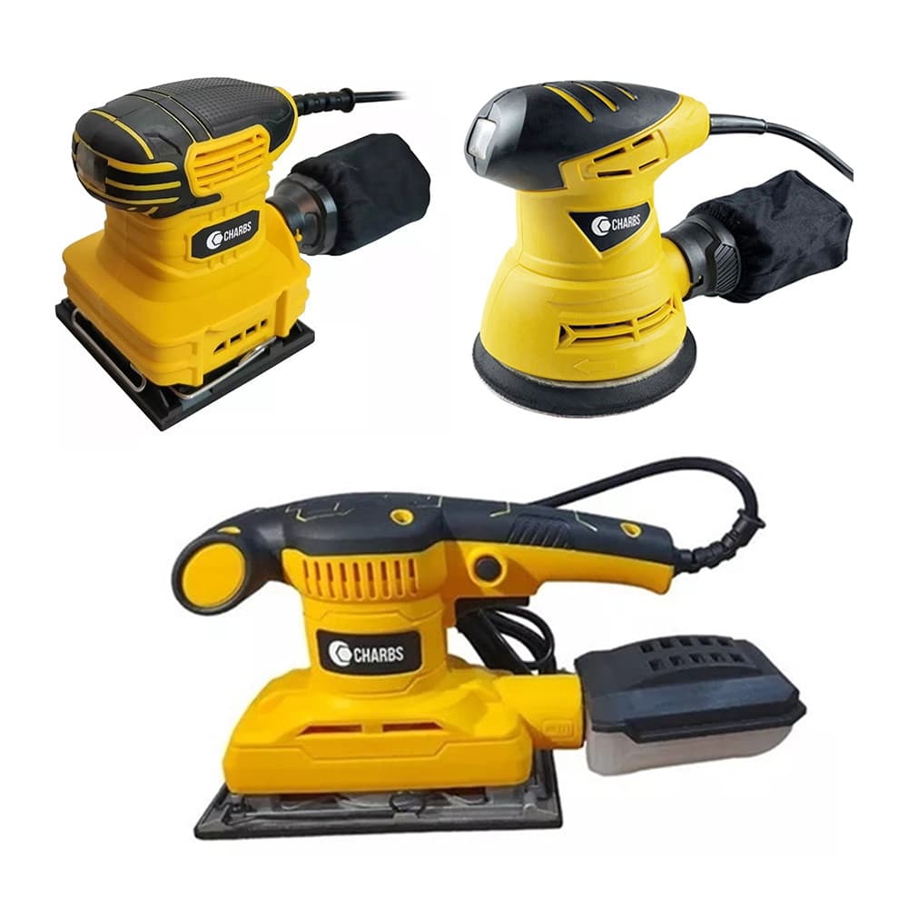 Kit Com 3 Lixadeira Roto Orbital 240W, 250W e 260W - 220V