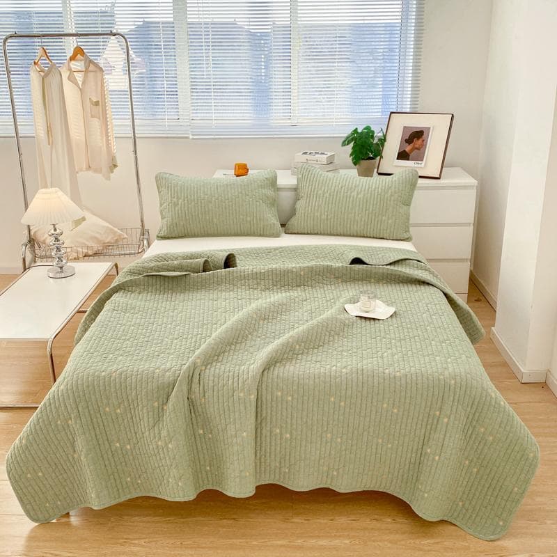 Todo o algodão classe A fio-tingido algodão lavado antibacteriano capa de cama puro algodão multifuncional lençol