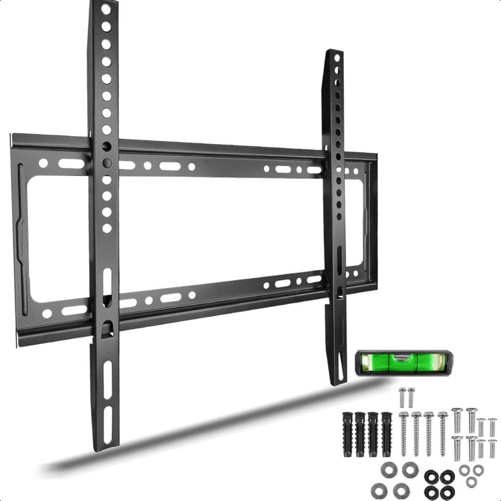 Suporte Fixo Universal Para TV LCD LED 23 a 63 Parede Até 50Kg com Nível de Bolha