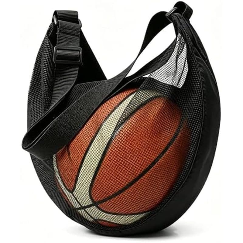 Saco De Bola De Estilingue De Malha , Rede De Armazenamento Portátil Se Encaixa No Futebol , Basquete , Vôlei , Sacos De