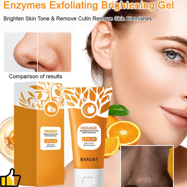 [Cuidados Diários] Gel Esfoliante Enzimático/Esfoliação Suave/Remoção de Células Mortas/Hidratação Eficaz