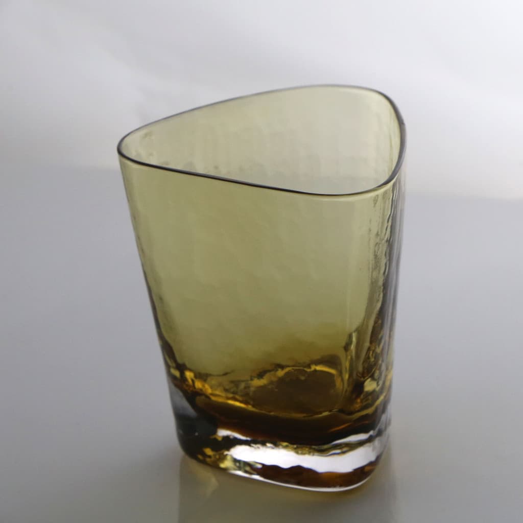 Cálice artesanal de vinho, copo de champanhe, suco, conjunto de vidro de alta qualidade, formato especial, triângulo, co
