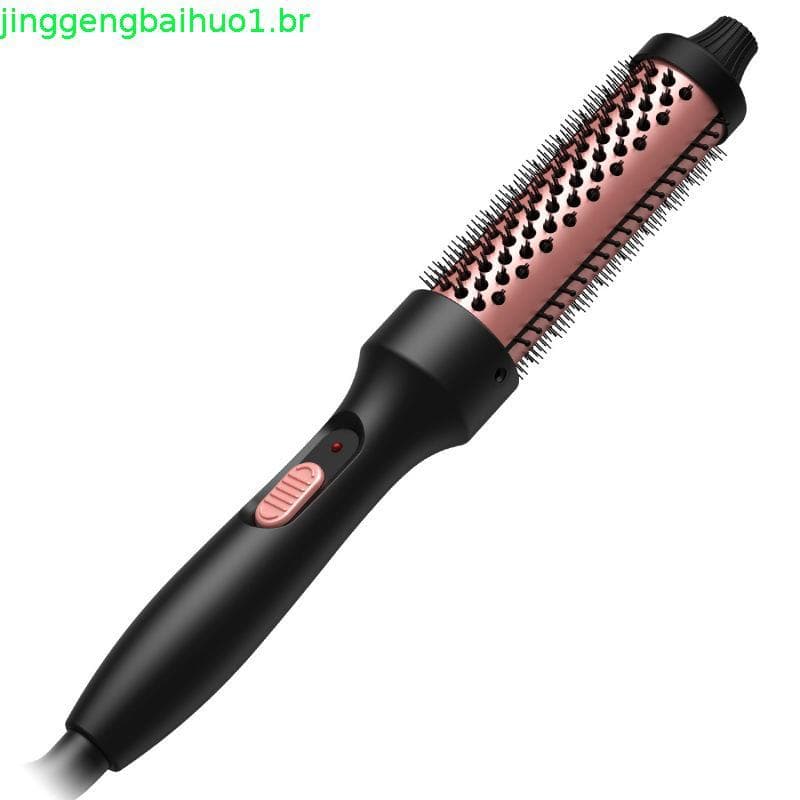 Escova De Modelador Aquecido MIBEAUTY , Térmica Elétrica 3 Em 1 Encaracolada E Reta Redonda De 32 Mm