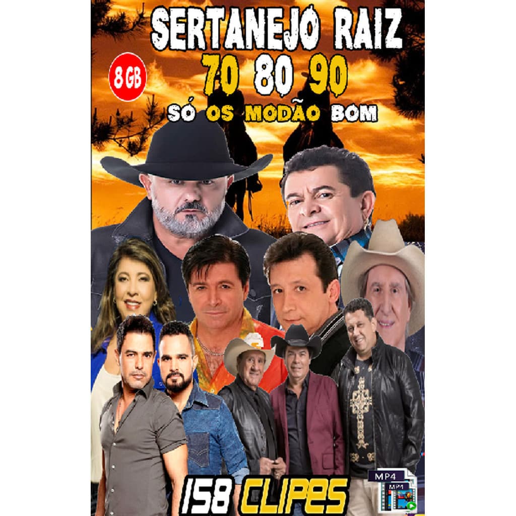 Mega 8gb Sertanejo Modão