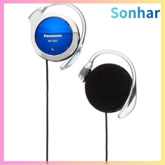 Fones de ouvido de encaixe Panasonic, azuis, RP-HZ47-A [Importação paralela] [Direto Do Japão]