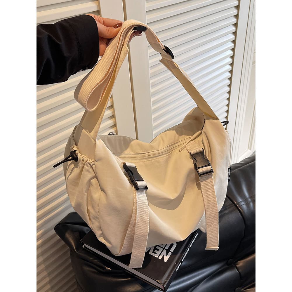 Bolsa mensageiro leve de grande capacidade, feminina, lazer, esportes, Yoga, academia, passeio, viagem, bolsa de ombro,
