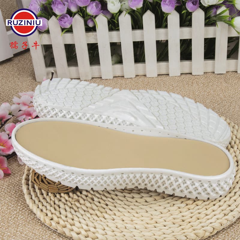 Ruziiniu loja principal oficial novo estilo sola pvc antiderrapante resistente ao desgaste tecido à mão gancho sapatos s