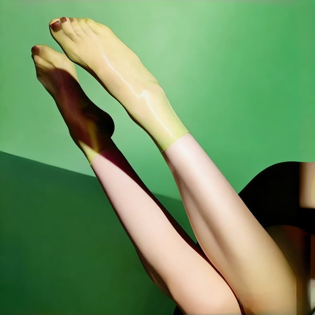 6 cores Aurora geléia meias 3D Ultra-fino meias invisível brilhante adesivo Toe transparente primavera verão feminino Hi