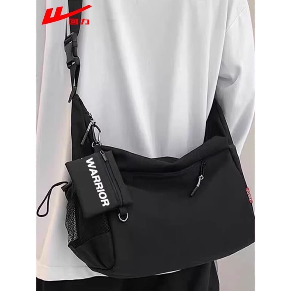 Puxar para trás bolsa mensageiro masculina bolsa de ombro de grande capacidade 2026 novo estilo bolsa de ombro men