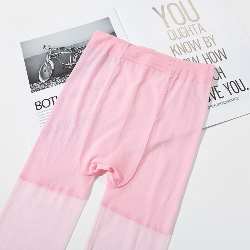 Doce cor meias cor ultra-fino estilo japonês Anti-Snagging transparente verde escuro azul meia-calça ultra-fina feminina