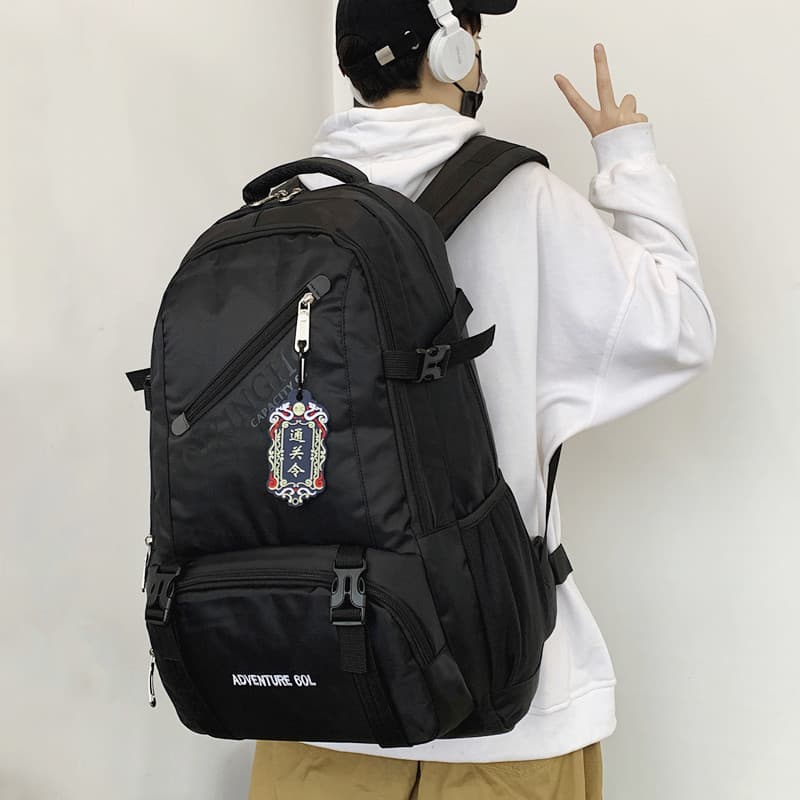 Mochila masculina de grande capacidade, bolsa escolar para estudantes universitários, moda moderna, lazer, viagem, femin