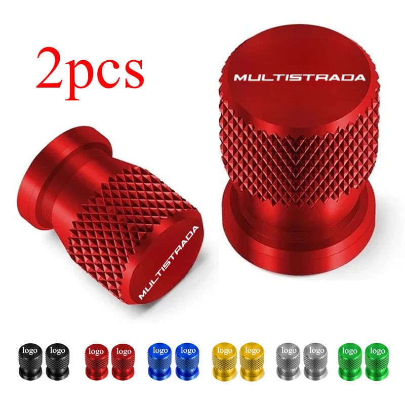 Tampa Da Haste Porta De Ar Válvula Do Pneu De Alumínio CNC Motocicleta Para Ducati Multistrada 950 1100 1200 1260 1200S
