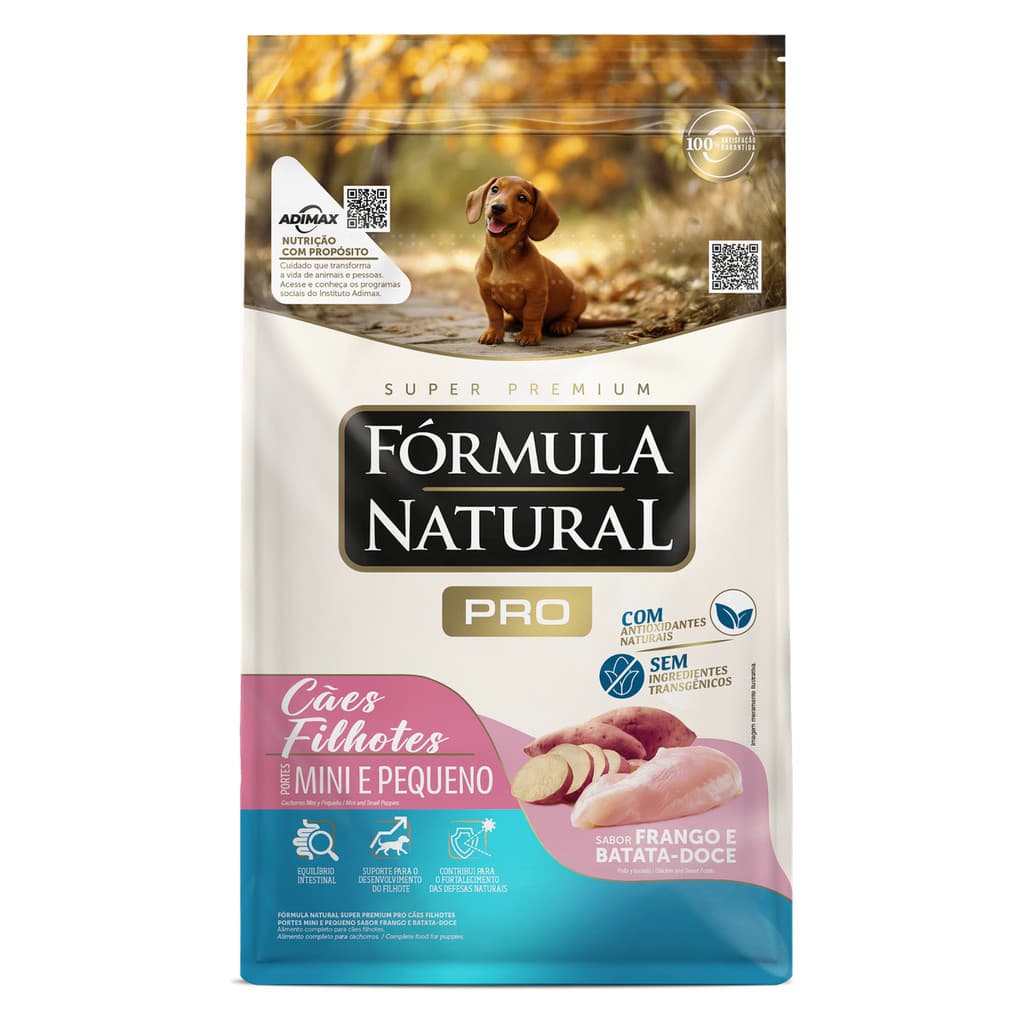Ração Cães Formula Natural Pro Filhote Mini Pequeno 2,5kg