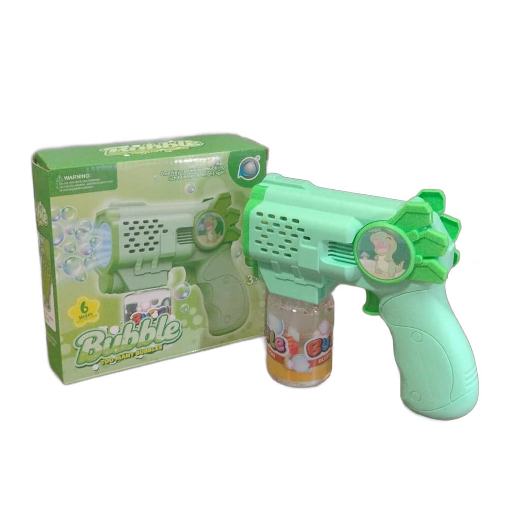 Brinquedo Lançador de Bolhas de Sabão Presente Criança Bubble Color Candy