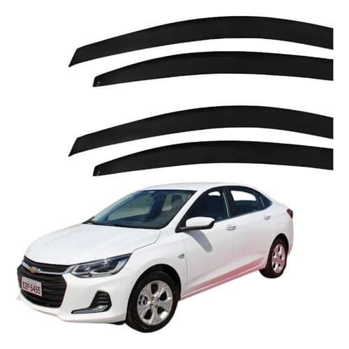 Calha De Chuva Fumê Slim Onix Plus Sedan 20 A 2021 4 Portas