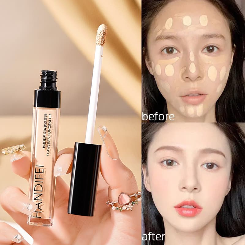 Segure maquiagem corretivo corretivo base líquida capa marcas de Acne manchas poros invisíveis