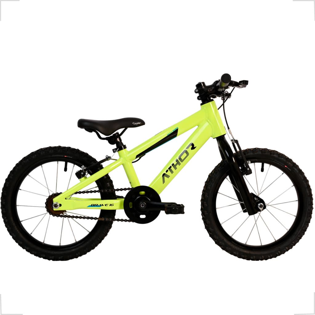 Bicicleta Infantil Athor Brave Aro 16 Alumínio 6061 Freio V-Brake Quadro Leve Estilo MTB Criança