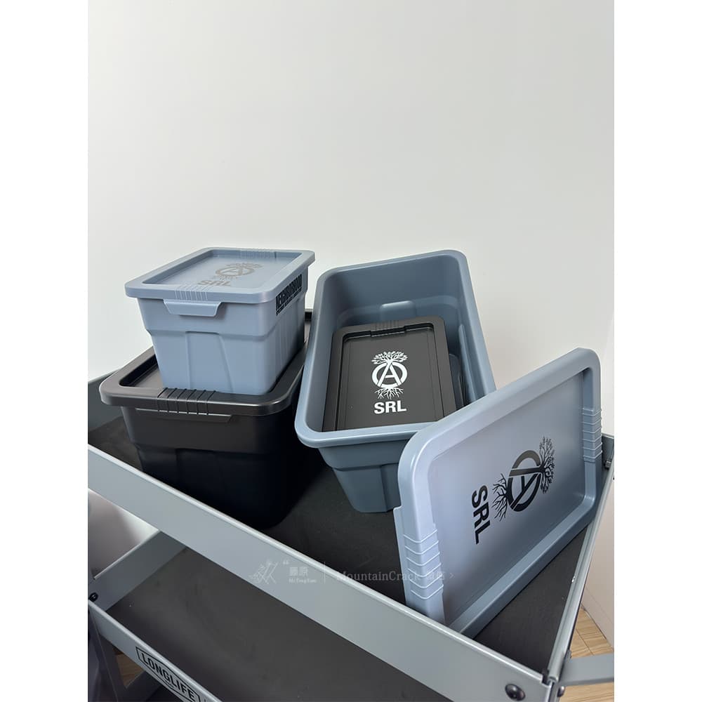 VIZINHON NBHD SRL Estilo Industrial Acampamento Ao Ar Livre com Tampa Desktop Armazenamento De Plástico Caixa