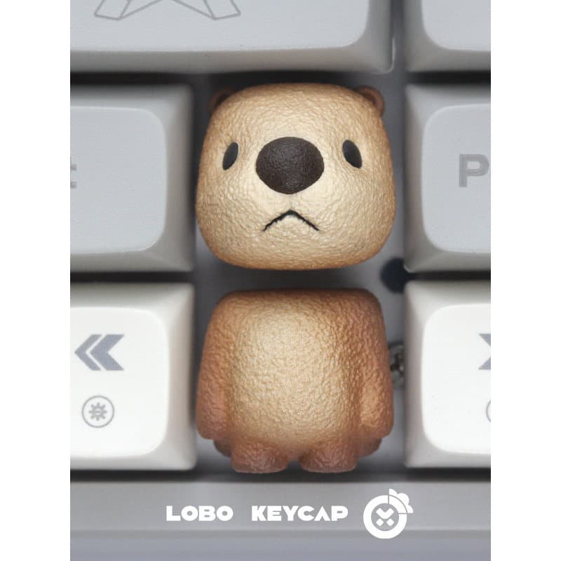 Keycap exclusivo de resina com Design Original de rabanete pequeno