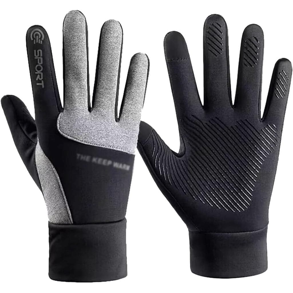 Luvas BKEKM para Homens, Luvas de Ciclismo Antiderrapantes, Luvas Quentes para Montanhismo, Luvas de Inverno para Ativid