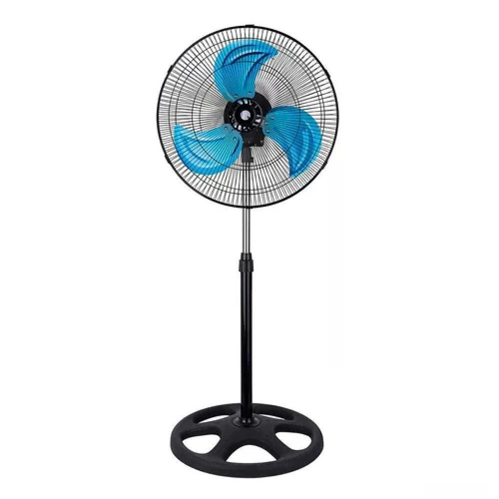 VENTILADOR DE CHAO COLUNA FORTE SILENCIOSO TURBO COLUNA PEDESTAL 3 VELOCIDADES AJUSTAVEL HELICE GRADE METAL OSCILANTE