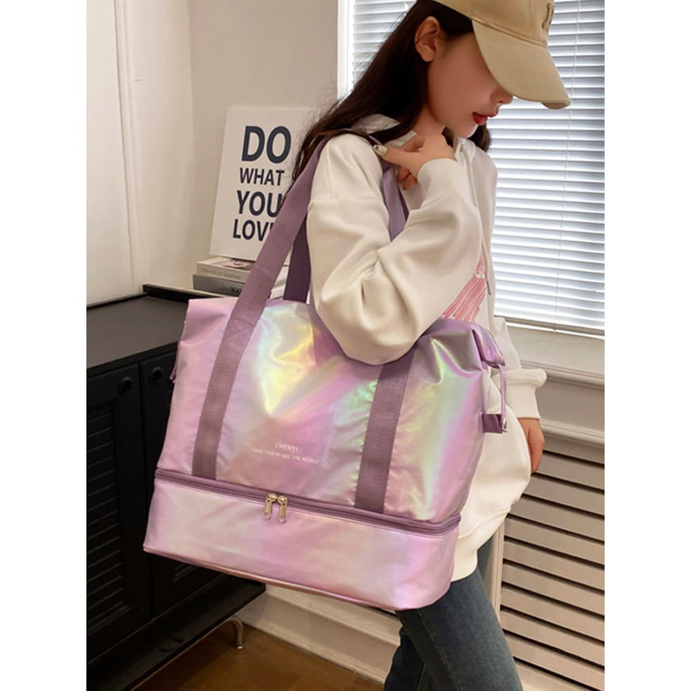 Bolsa de viagem portátil de grande capacidade, bolsa esportiva para academia, leve, espera, negócios, viagem, bagagem, a