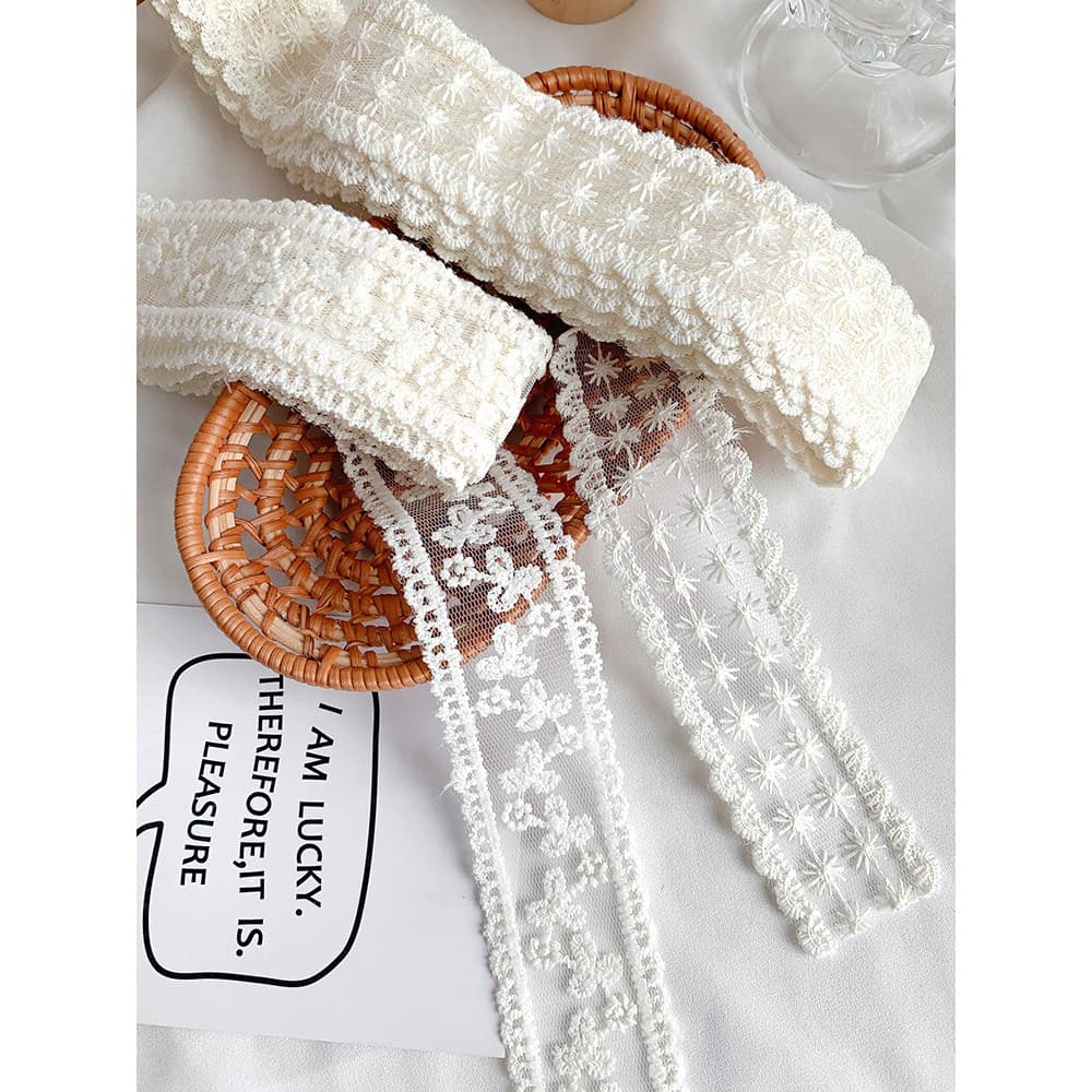 Ins bordado fita de renda embalagem buquê diy Material artesanal acessórios de roupas fita fita fita