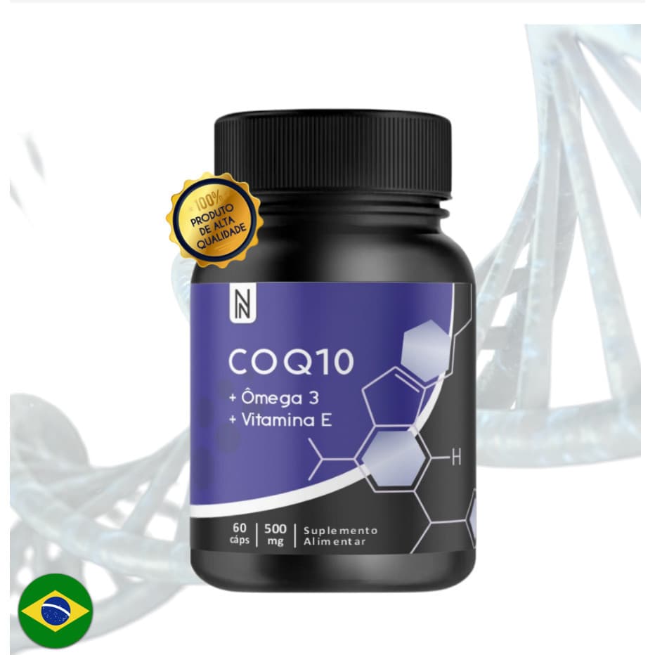 Coenzima Q10 NATURALY Com 60 Cápsulas - Envio Imediato