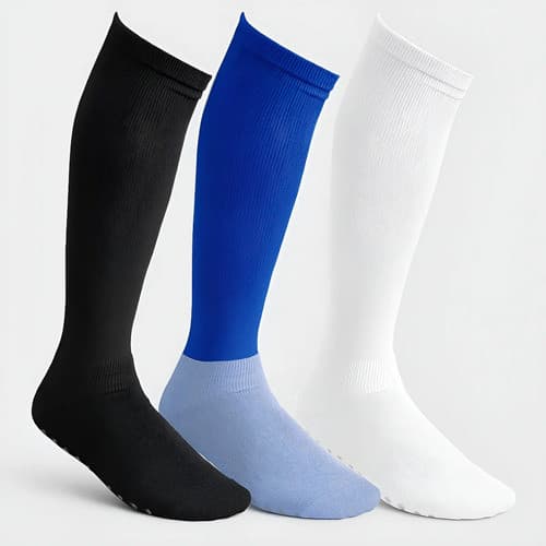 Kit 3 Meiões Para Criança Futebol Infantil Jogador 1 Azul 1 Preto 1 Branco