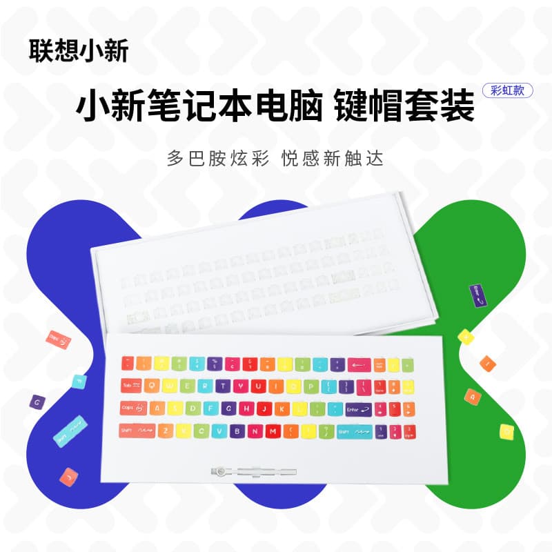 Conjunto de teclas para Laptop Lenovo Shin-Chan estilo arco-íris peça adequada 2025 Shin-Chan Notebook