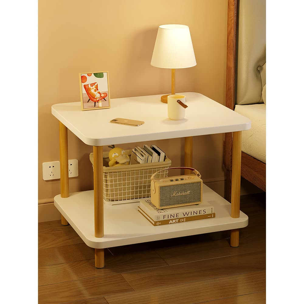Mesa de cabeceira móvel quarto mesa lateral simples e moderna pequena prateleira simples armário de armazenamento de cab