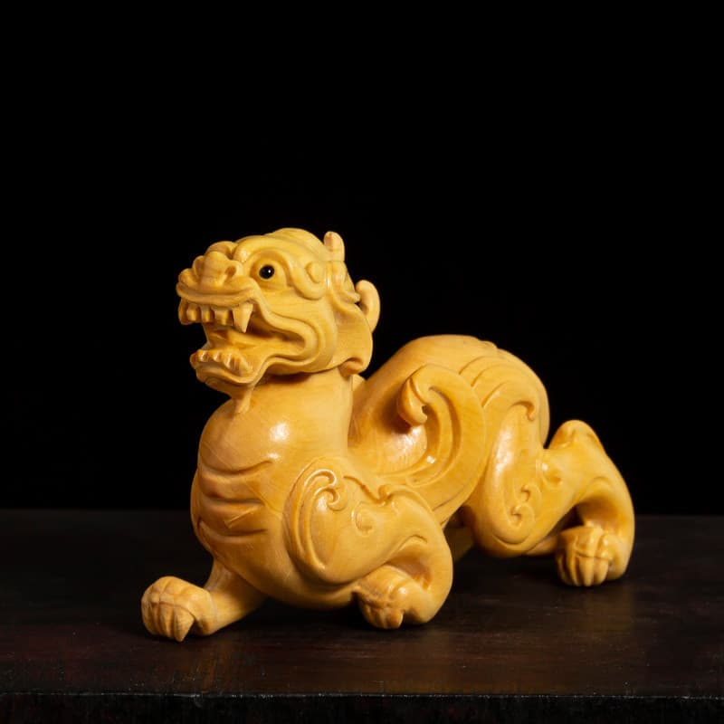 Pequena folha buxo escultura jogando objetos unidade portátil masculina jogando alça peça Pichu pingente Pixiu pequenos