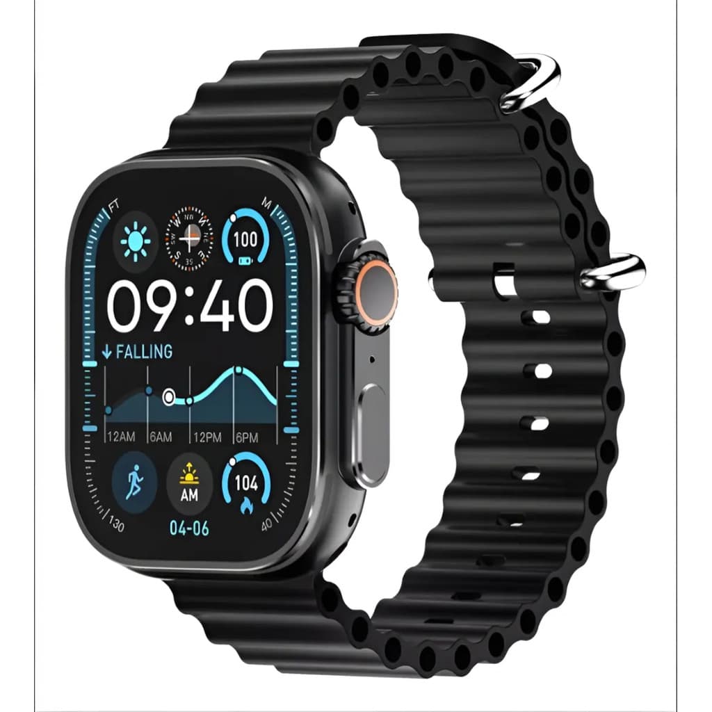 Smartwatch Ultra 4 Série 10 IP68 Prova Dágua 2025 Chamada Bluetooth NFC Carregamento Sem Fio