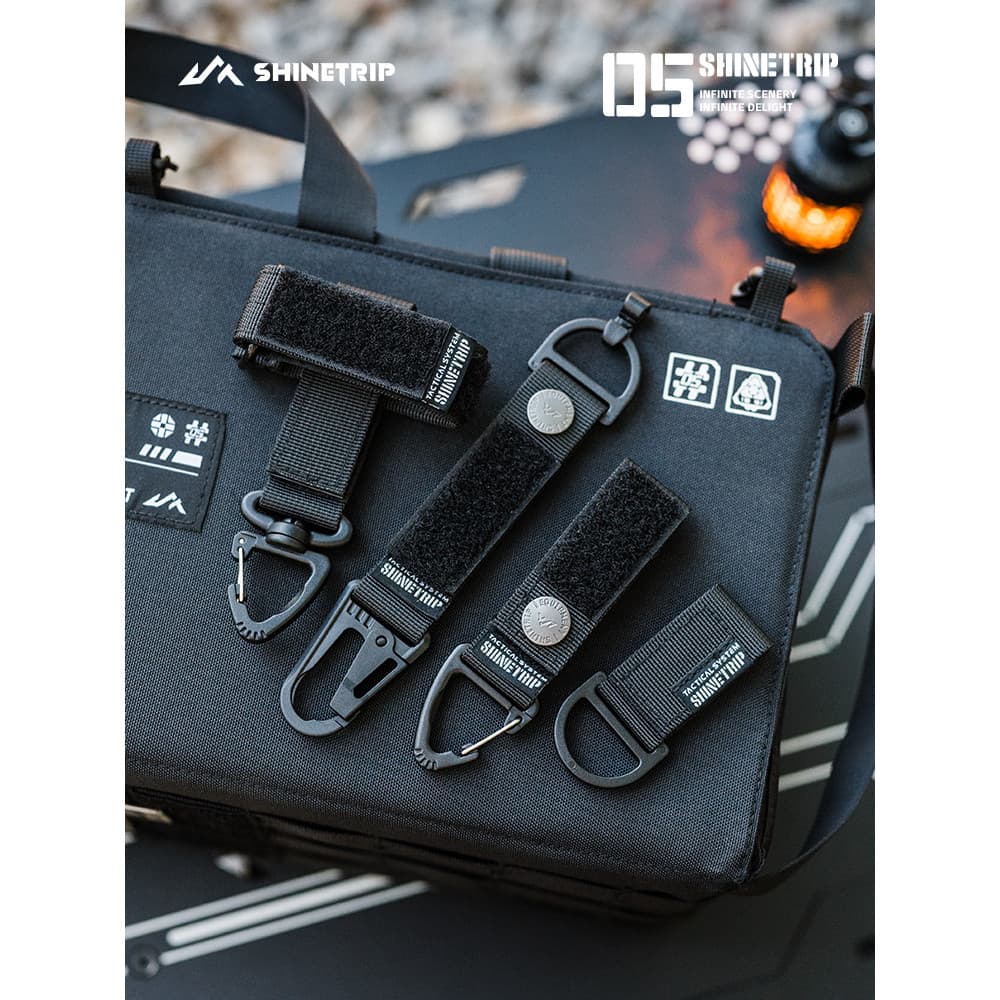 ShineTrip ShineTrip Outdoor 05 Series Tático Multifuncional Gancho Fivela Acessórios Webbing Mochila Fivela