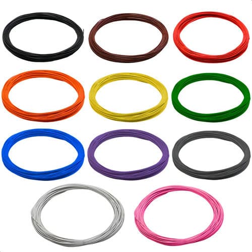 Cabo Flexível Tc Cobre 1,0mm² Rolo 25m Diversas Cores Automotivo