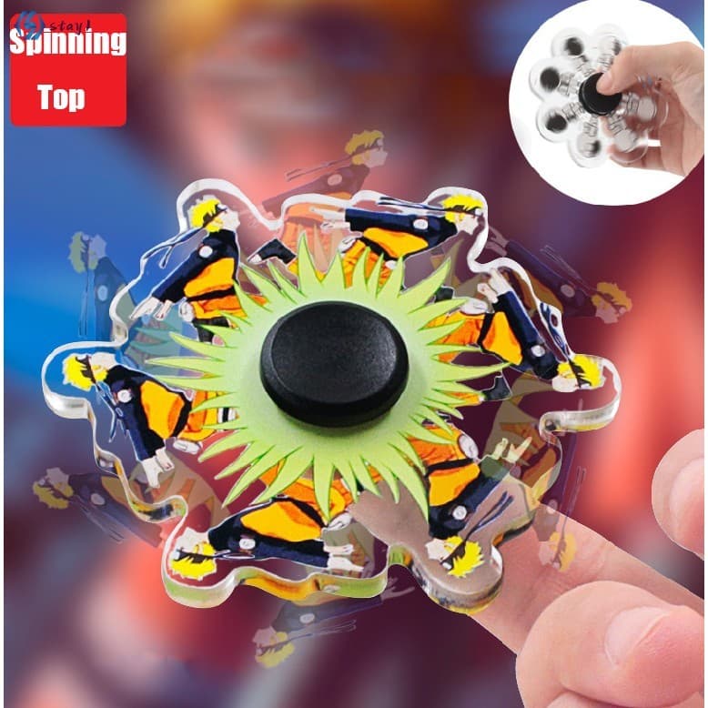 Naruto Sasuke Anime Fingertip Spinner-Brinquedo Antiestresse Para Crianças