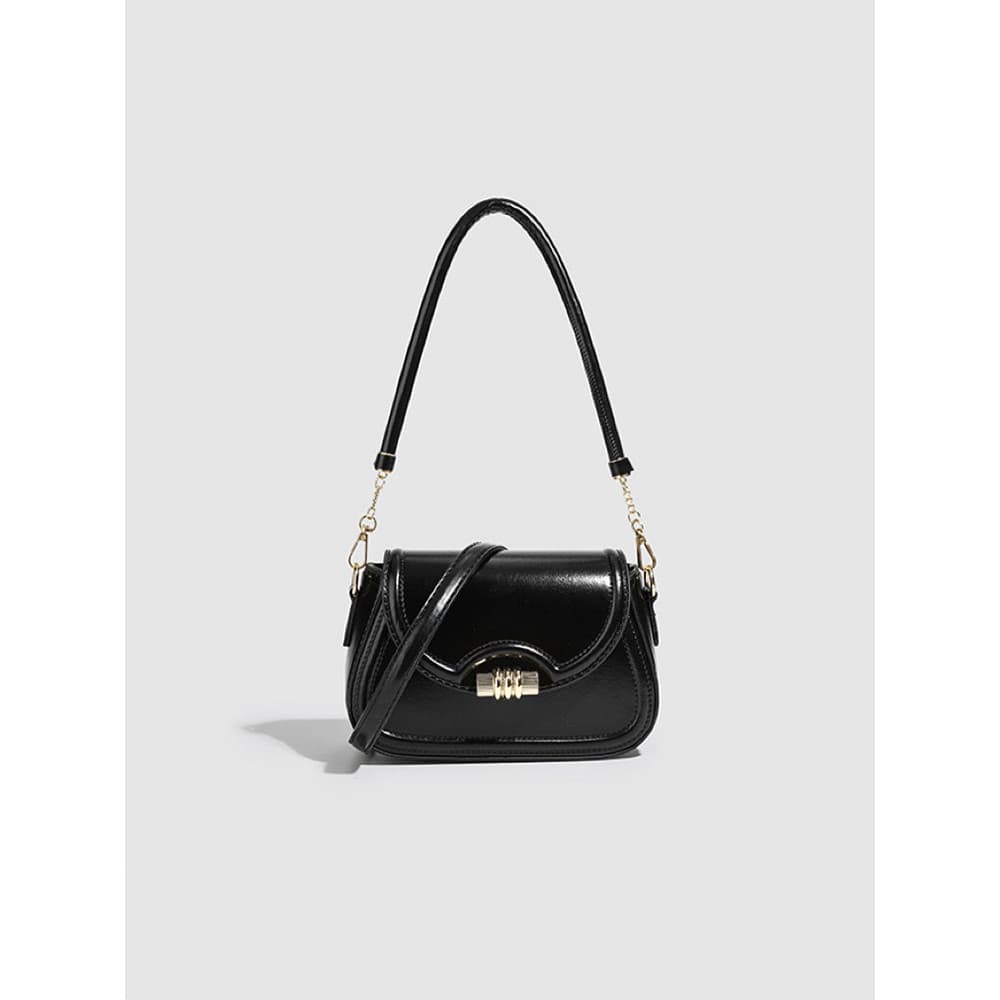 bolsa transversal feminino Bolsa Talão de duas cordas simples moda sela saco bolsa Retro pequeno quadrado saco High-End